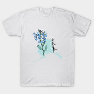 Alaska State Flower T-Shirt